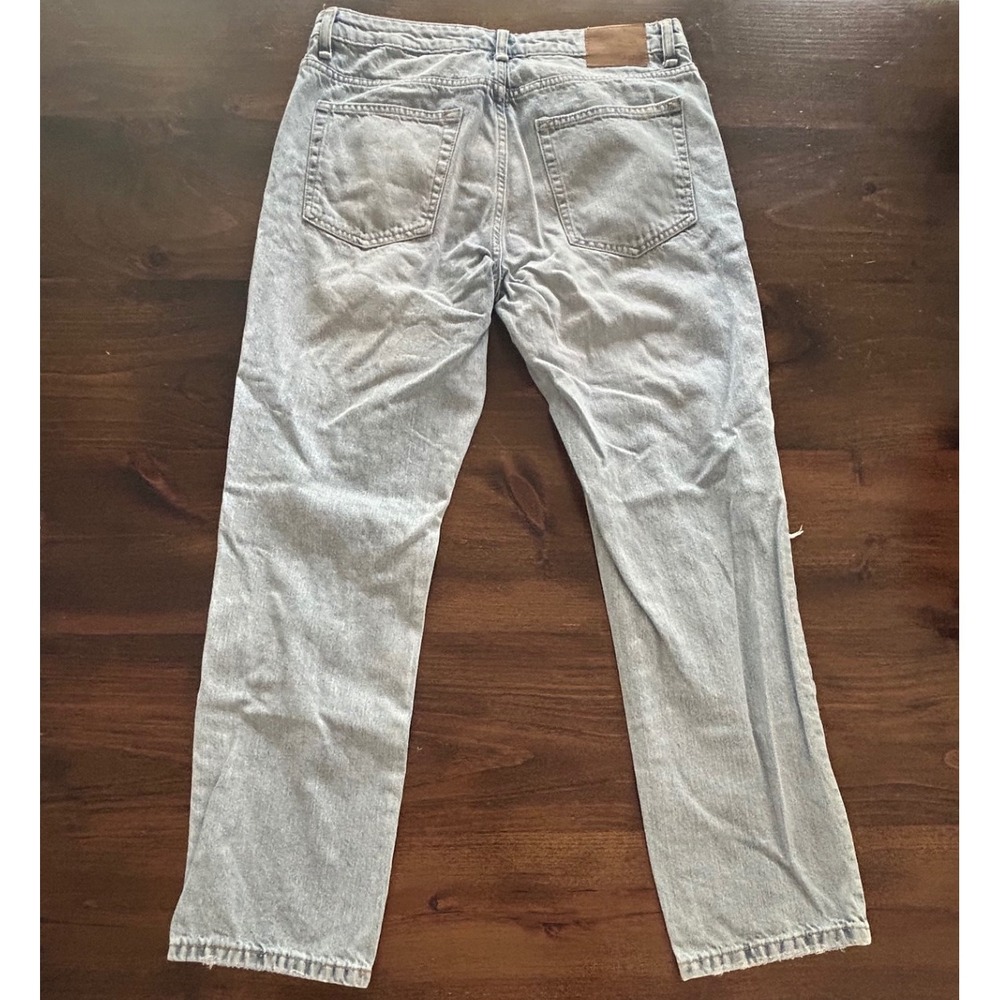 Aeropostale Women Boyfriend‎ Jeans 8 Ripped Distressed Denim Casual Lightweight - Picture 6 of 9